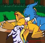  agumon digimon gabumon veemon 