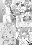 arle_nadja comic draco_centauros monochrome puyo_puyo satan witch