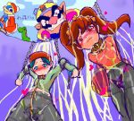 adeleine_(kirby) ashley_(warioware) beret bondage chain collar green_dress king_dedede kirby_(series) kirby_64 leash nintendo painter wario warioware yoshi