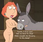  beastiality donkey family_guy lois_griffin 