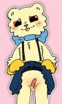  &gt;:3 1boy anthro bear bear_(game) bear_alpha crossdressing femboy feminine_male flashing flashing_penis furry_male furry_only lefishaue_(artist) male_only non-human non-human_only precum precum_drip raised_skirt red_penis roblox roblox_game rubberhose_(bear) sassy skirt skirt_lift small_penis solo_anthro solo_male teasing_viewer ursid ursid_humanoid ursine younger_male 