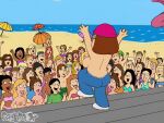 audience bouncing_breasts dancing family_guy gif guido_l implied_music meg_griffin outdoor_nudity outside