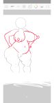 1girl concept_art drawing small_breasts