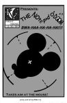 1990s_(style) 1999 20th_century billie_h comic crosshair disney english_text mickey_mouse monochrome