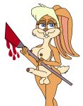  1futa 1futanari 1girl 1girls blood breasts christhewhaleking dickgirl female flensing_knife flensing_knives futa futanari glires gynomorph hare haredyr hares holding intersex knife knives lagomorph lagomorpha lagomorphs leporid leporidae leporids lepus lepus_americanus lola_bunny looney_tunes mammal mammalia mammals microsoft_paint nipples nude pattedyr penis self_upload snowshoe_hare transgender warner_bros warner_brothers whaling 