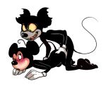  2boys anthro creepypasta disney male male_only mickey_mouse rodent runaway_brain sex simple_background straightpteryx_(artist) tagme white_background yaoi 