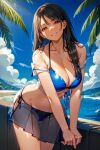  1girl ai_generated anime_coloring attractive beach bikini edited_art female_focus female_human female_only female_solo girlfriend hot hottie irresistible legs nature naughty provocative seducing seduction seductive seductive_female sensual sexy solo_female solo_focus solo_human tagme temptation tempting thighs wife 