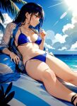  1girl ai_generated anime_coloring attractive beach bikini edited_art female_focus female_human female_only female_solo girlfriend hot hottie irresistible legs nature naughty provocative seducing seduction seductive seductive_female sensual sexy solo_female solo_focus solo_human tagme temptation tempting thighs wife 