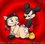 2007 bondage crossover disney looney_tunes mickey_mouse nipples pandafox petunia_pig rape smooth_skin