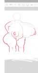  1girl body bumpy_areola concept_art curvy_figure design hyper hyper_breasts nipple pepsiminus voluptuous 