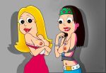  american_dad cocaine do'n_lines_off_tits francine_smith hayley_smith incest 