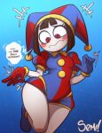 pomni (the amazing digital circus) from fortnite by semidraws