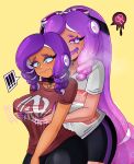 cherry (octoling) from nintendo by kitsuneart2
