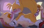  1boy 2girls animal_ears bed being_watched blue_eyes blush bunny_ears bunny_girl cream_the_rabbit cum cum_in_pussy cum_inside dagasi erection fox_boy fox_ears fox_tail furry furry_female furry_male gif gloves implied_cum_in_pussy kissing legs legwear male miles_"tails"_prower milf moaning multiple_girls multiple_tails on_bed orange_eyes penetration penis pillow sega sex shoes socks sonic_the_hedgehog_(series) tail tails_the_fox testicle thighs vaginal vanilla_the_rabbit 