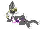 animated bugs_bunny collar cross-dressing furry gif lagomorph looking_at_viewer looney_tunes male masturbation rabbit shawn_keller yaoi