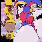 furry furry_female gameoverse gif kit_(gameoverse) kit_bodega pomni_(the_amazing_digital_circus) tagme
