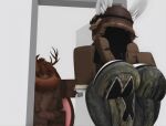  1boy 1girl big_ass bunny_girl lauren_hatanova mediamalleolus penis roblox roblox_avatar 