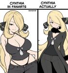 cynthia (pokemon) from game freak by mafufim