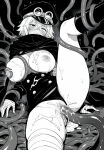 ai_generated areola bare_thighs big_breasts blush breasts_out cum cum_everywhere cum_inside cum_on_breasts cum_on_thighs excessive_cum eyes_rolling_back gunko_(one_piece) heterochromia huge_areolae huge_breasts huge_nipples huge_thighs masked_female military_hat monochrome monochrome_ai nipples one_piece panties panties_aside puffy_nipples short_hair shuri_(one_piece) solo_female tentacle tentacle_rape tentacle_sex thick_body thick_female thick_thighs thighs vaginal_penetration voluptuous voluptuous_female