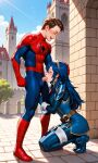  fellatio lucina lucina_(fire_emblem) spider-man spider-man_(series) 