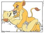 anthro disney dr_moreau feline female hetero lion male nala rule_34 saliva the_lion_king