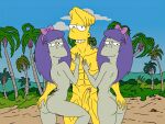 1boy 2_girls bart_simpson beach inminent_sex nude nude_female nude_male png sexy sexy_ass sexy_body sexy_pose sherri_mackleberry terri_mackleberry the_simpsons