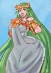 palutena from kid icarus by pranky