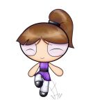  bunny embarrassing gif nano_dance powerpuff_girls seiryuga solo white_background 