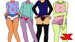  4girls beebe_bluff cameltoe colored_skin connie_benge doug jk judith_funnie nickelodeon panties patti_mayonnaise 