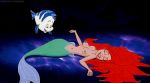 animated disney dizzney edit flounder gif princess_ariel tagme the_little_mermaid