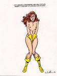 adam_walters boots breasts brown_hair cover_up embarrassing erect_nipples kitty_pryde marvel nipples nude shadowcat small_breasts solo surprise tebra wardrobe_malfunction x-men