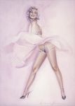 1girl andreas_raufeisen_(artist) female female_only marilyn_monroe solo