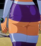 2girls aehentai ass boots clothing dat_ass dc_comics koriand'r large_ass mostly_offscreen_character no_panties rachel_roth raven_(dc) screencap skirt slappyfrog starfire teen_titans thick_thighs thighs young_adult