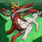  bakugan bakugan_battle_brawlers big_ass big_breasts breasts drago_(bakugan) dragon dragon_girl dragoness fur furry grabbing happy nipples non-mammal_breasts pussy scalie sex tail vaginal wavern_(bakugan) wings wyvern 