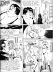  big_breasts bondage chris_(sm_comics_artist) comic french_text jane&#039;s_training le_dressage_de_jane monochrome thigh_high_boots 