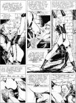  big_breasts bondage chris_(sm_comics_artist) comic french_text jane&#039;s_training le_dressage_de_jane monochrome thigh_high_boots 