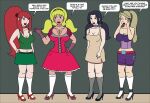 4girls genderswap kushina_uzumaki mikoto_uchiha naruko naruto nii_yugito overlordofnobodies