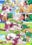  bbmbbf comic decidueye isle_of_amazonian lillie lillie_(pokemon) nintendo palcomix pokemon pokepornlive tsareena 