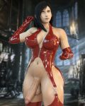  3d alternate_version_at_source alternate_version_available big_breasts black_hair bottomless cleavage dominatrix elbow_gloves final_fantasy final_fantasy_vii final_fantasy_vii_remake futanari garter_straps gloves holding_stick latex latex_corset latex_garter_straps latex_gloves latex_thighhighs long_hair nipple_bulge nordfantasy penis red_corset red_elbow_gloves red_eyes red_garter_straps red_gloves red_latex red_thighhighs riding_crop solo_futa stick thick_penis tifa_lockhart 