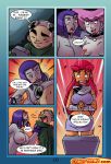  comic comics-toons dc_comics gizmo jinx raven_(dc) starfire teen_titans 