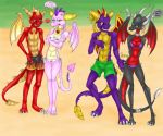 ass bikini cynder dragon furry scaley spyro_the_dragon tagme wings