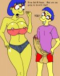 big_breasts huge_penis imminent_incest imminent_rape imminent_sex luann_van_houten milhouse_van_houten mother_&_son nipple_slip sbb the_simpsons veiny_penis yellow_skin you_gonna_get_raped