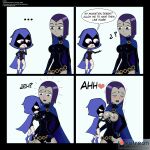  bankaipacay breast_feeding breasts cartoon_network comic comics-toons crossover dc_comics dc_comics gothic nipples raven_(dc) tagme teen_titans teen_titans_go teen_titans_go_vs_teen_titans 