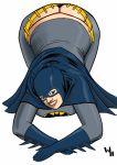 ass barbara_gordon batgirl batman_(series) big_ass blue_eyes breasts curvy dc dc_comics lipstick thong whale_tail