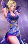  1girl alluring blonde_hair blue_eyes chinese_dress milf n6023 namco nina_williams silf tekken tekken_1 tekken_2 tekken_3 tekken_4 tekken_5_dark_resurrection tekken_7 tekken_tag_tournament tekken_tag_tournament_2 