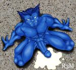 after_masturbation beast_(x-men) cum furry hank_mccoy male male_only marvel r3m solo x-men