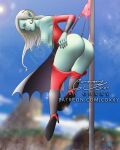 coxxy dragon_ball hanging_wedgie towa wedgie