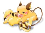  licking_penis penis pikachu pokemon raichu shocking white_background 