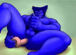 beast_(x-men) evo_t_rex hank_mccoy male male_only marvel masturbation solo x-men yaoi