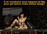 animated big_breasts cleavage duke_nukem duke_nukem_(series) gif rape sebab_(duke_nukem) tentacle_rape undressing